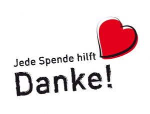 Jede Spende hilft. Danke!